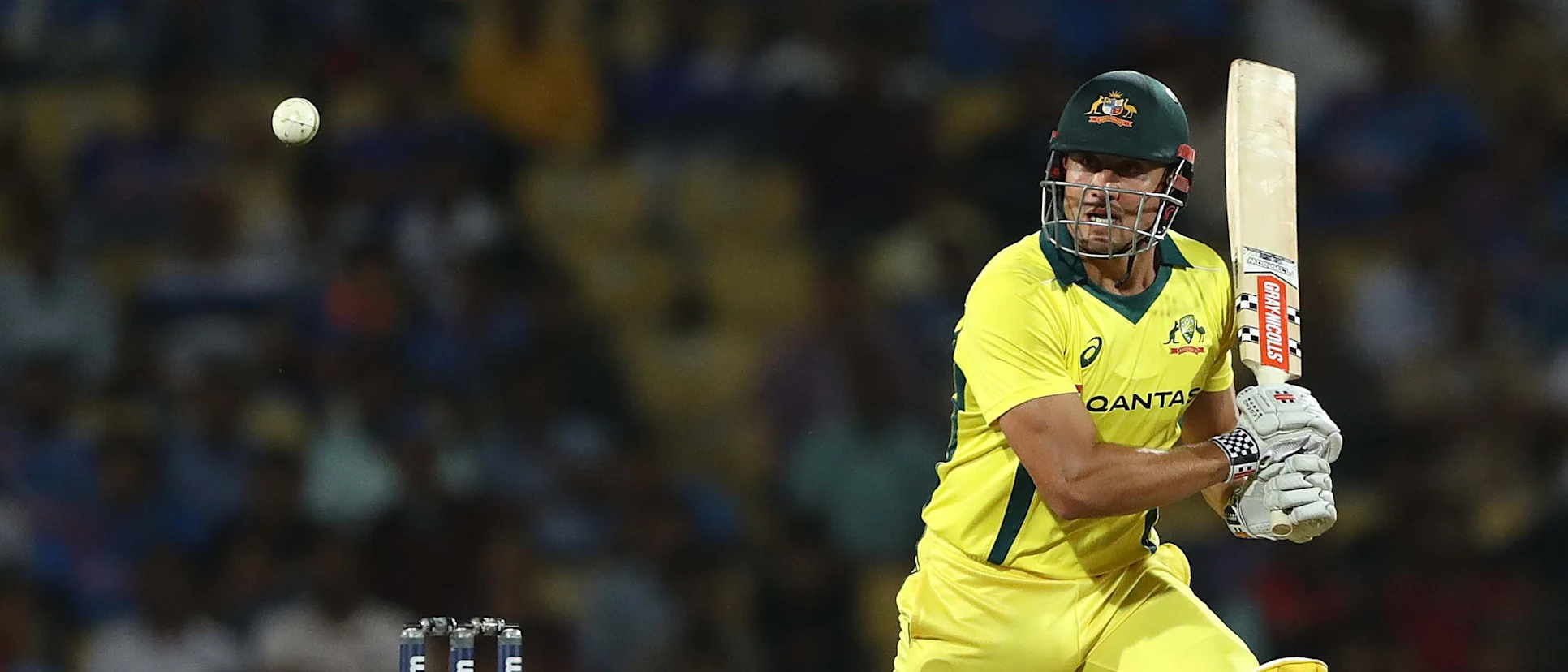 Logo of Stoinis top-scored for Australia with 52 runs in the second ODI and kept his team in the hunt until the very last over