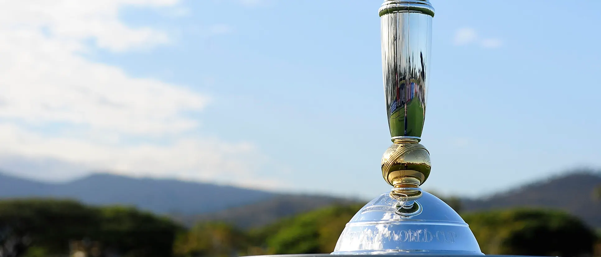 The ICC U19 Men's Cricket World Cup trophy