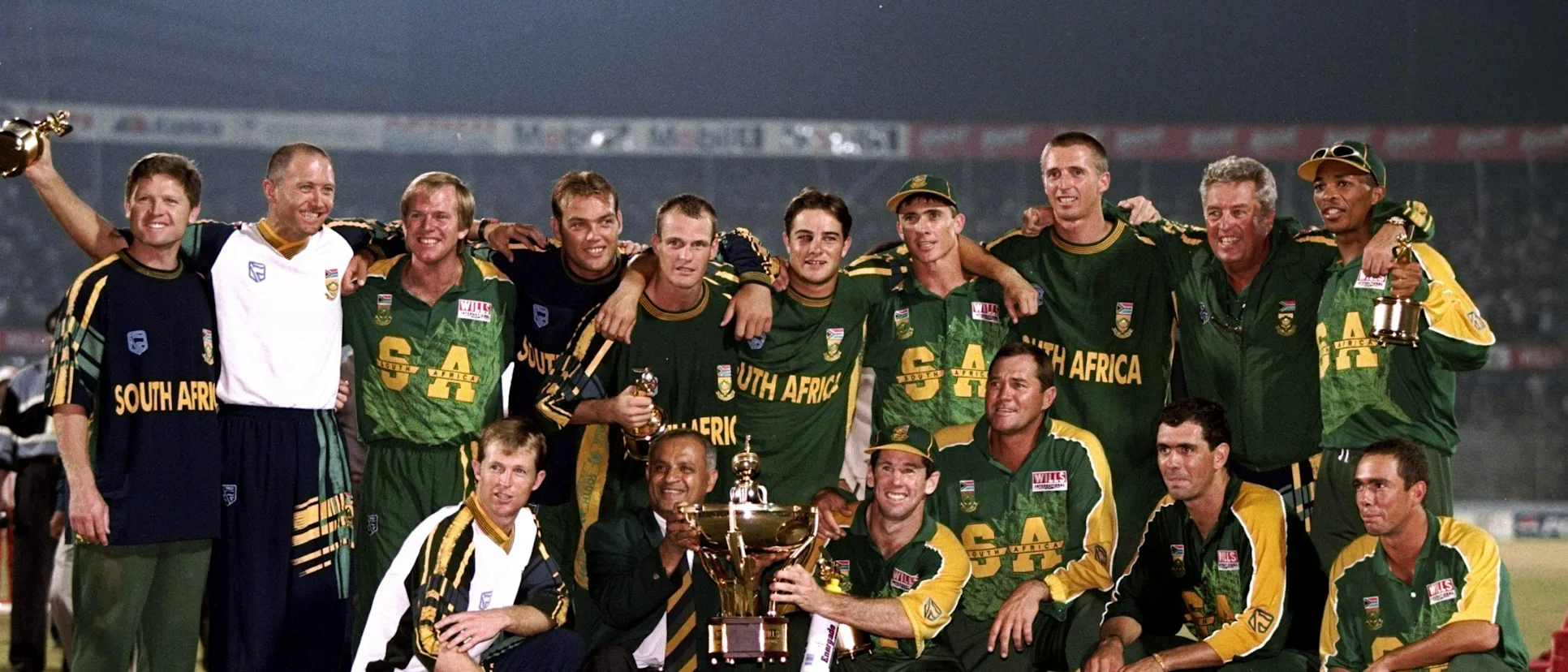 Logo of South Africa won the ICC Knock-Out Trophy in 1998.