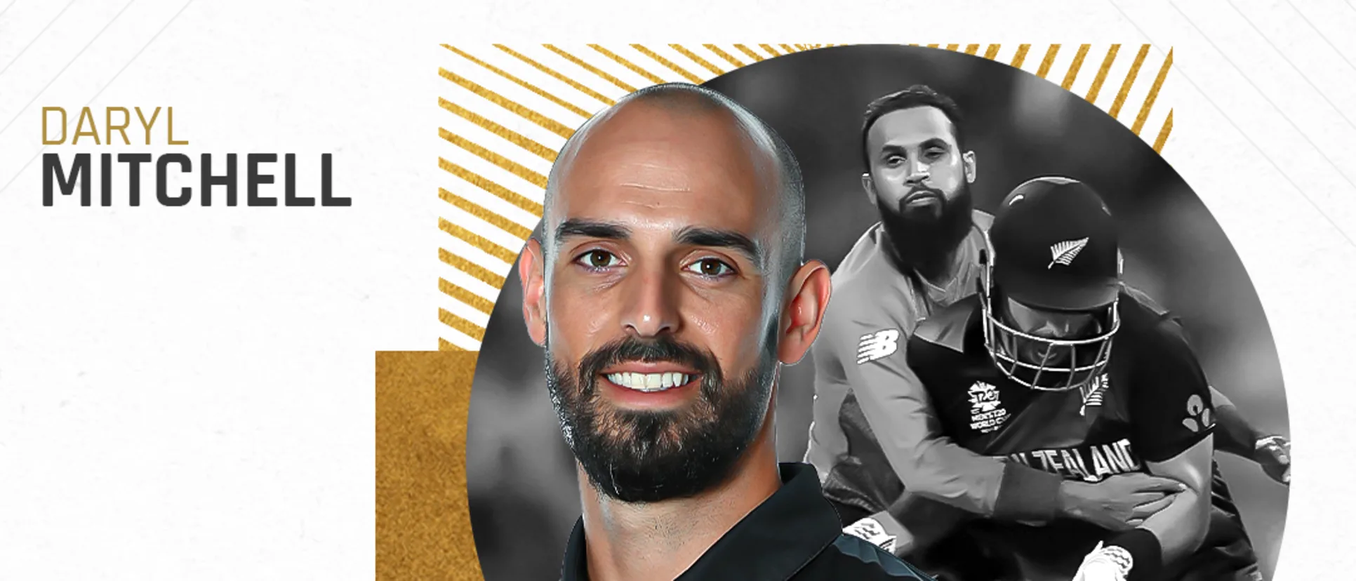 Logo of Daryl Mitchell won the ICC Spirit of Cricket Award 2021