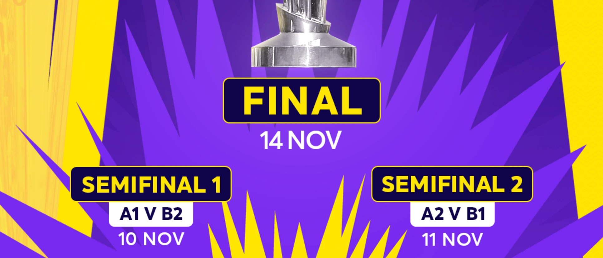 Logo of ICC Men's T20 World Cup 2021 - semi-final and final