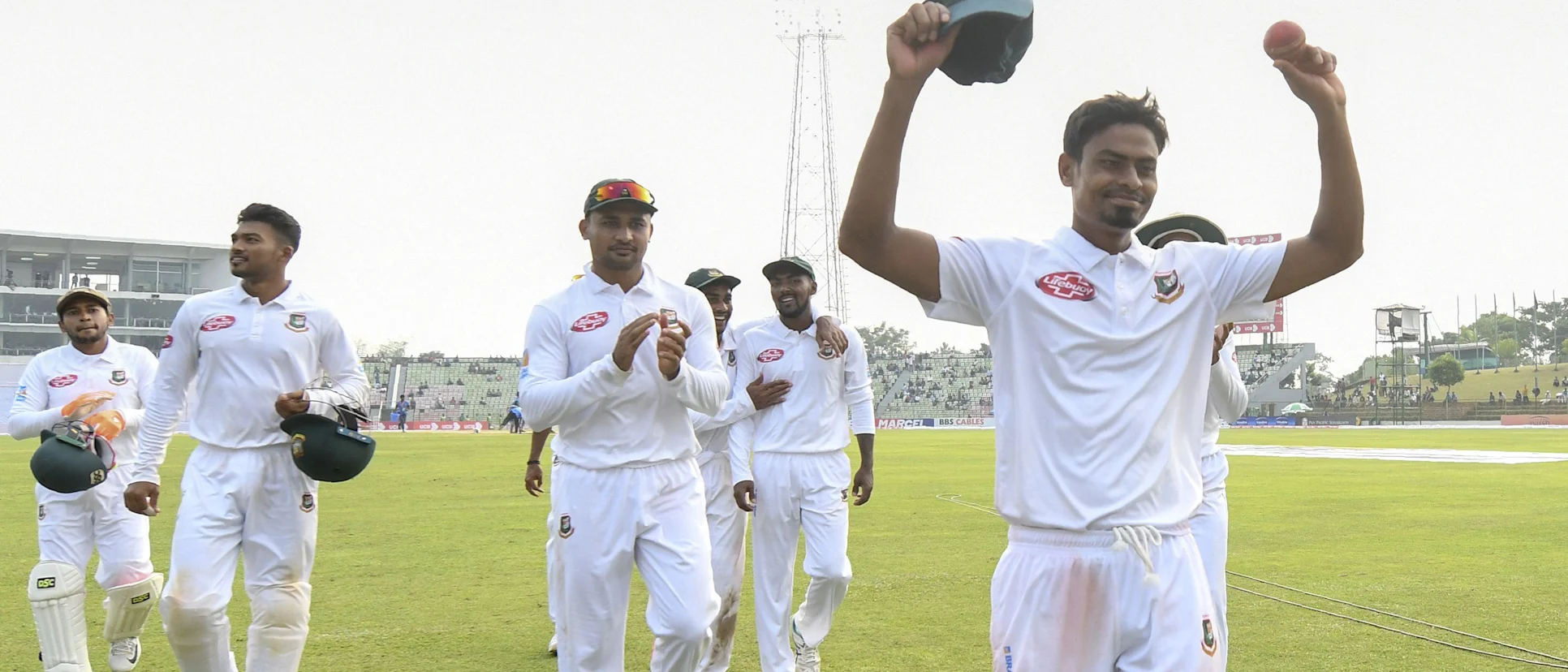 Logo of Bangladesh opted for an all-spin attack in the second Test against the Windies