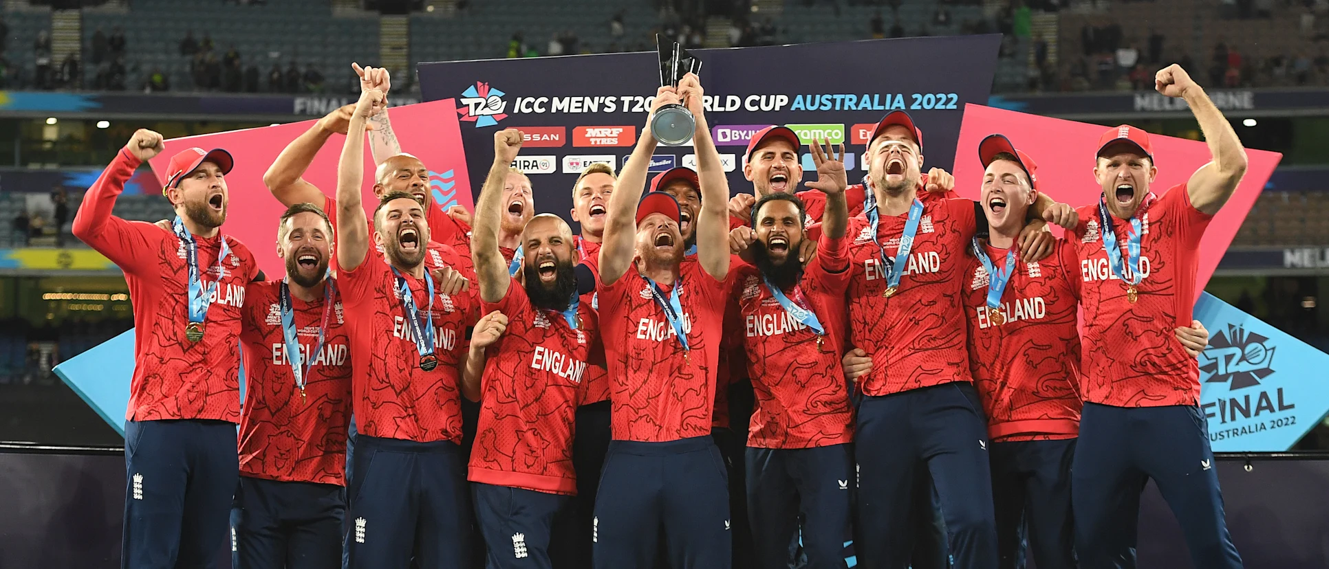 Logo of The prize money for the winner of the ICC Men's T20 World Cup 2022 received a prize money of $1.6 million, with the runners-up getting half the amount.