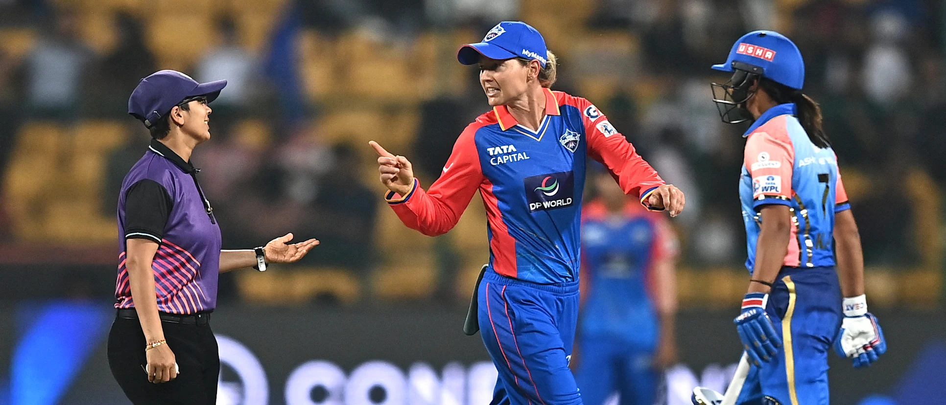 Logo of Lanning in action for Delhi // Getty Images