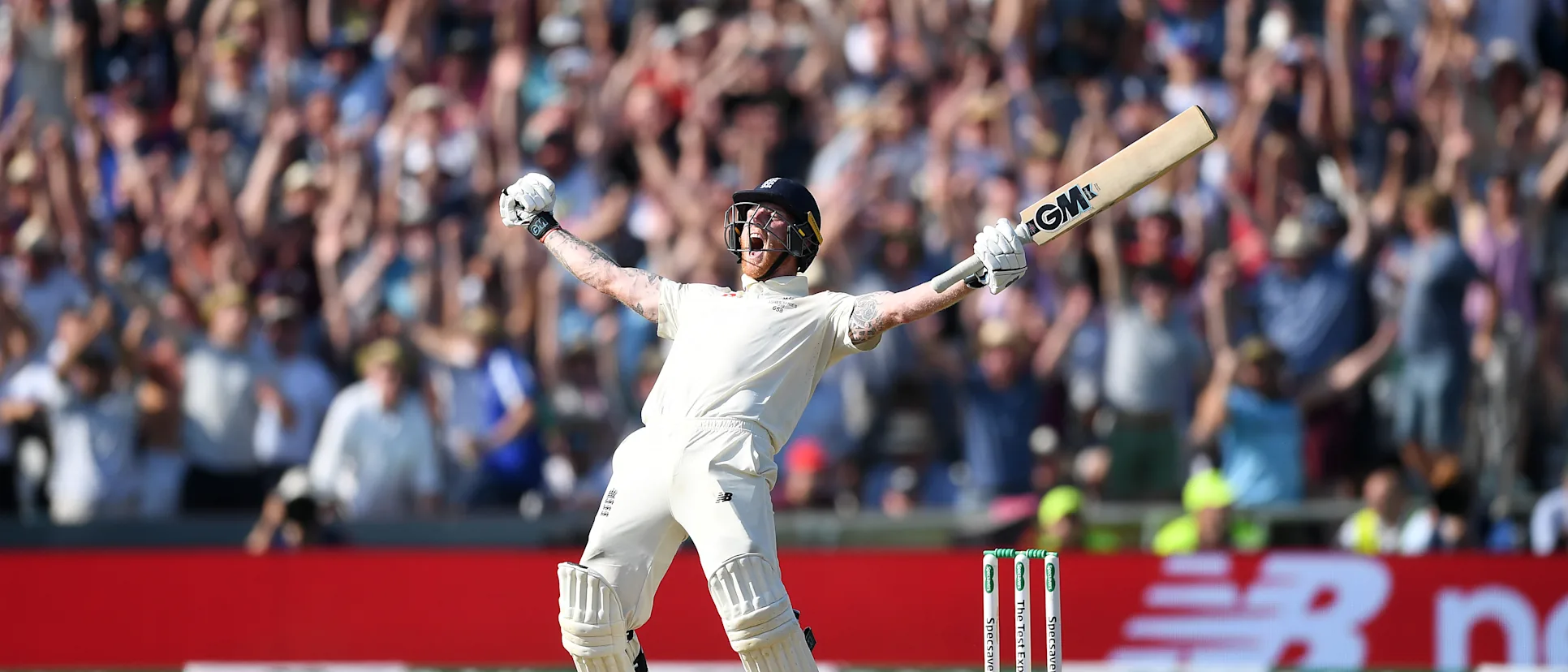 Logo of Ben Stokes starred for England through the WTC.