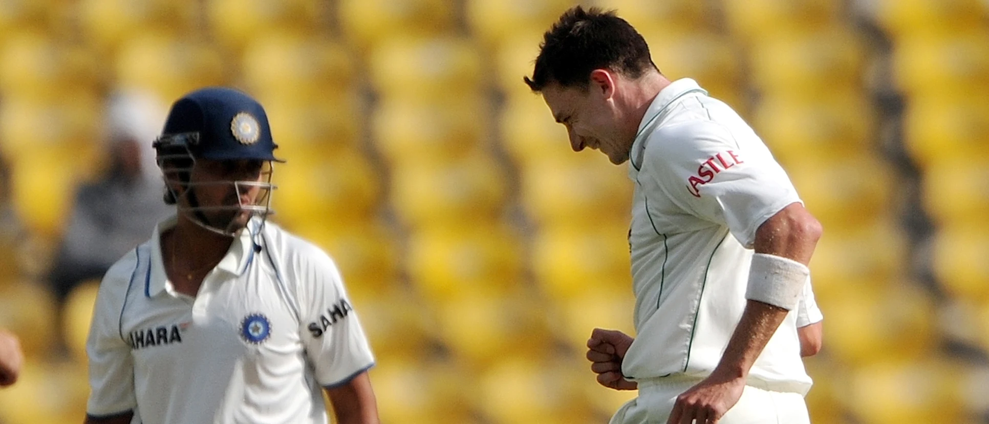 Logo of Steyn got his fourth career 10-wicket haul in the Nagpur Test in 2010
