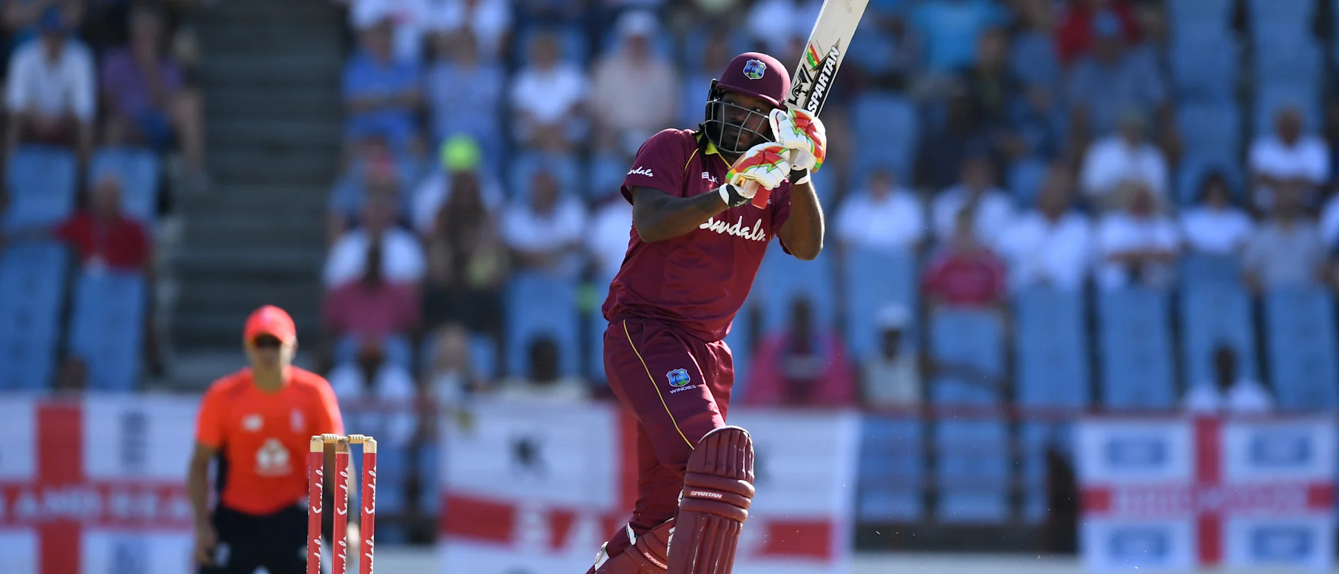 Logo of Chris Gayle was in imperious form during the home ODI series against England