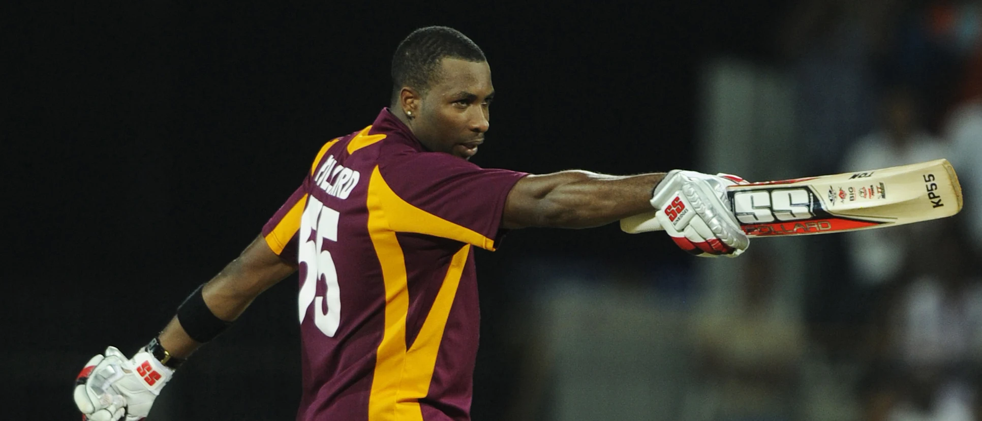 Highest ODI score for Pollard against India