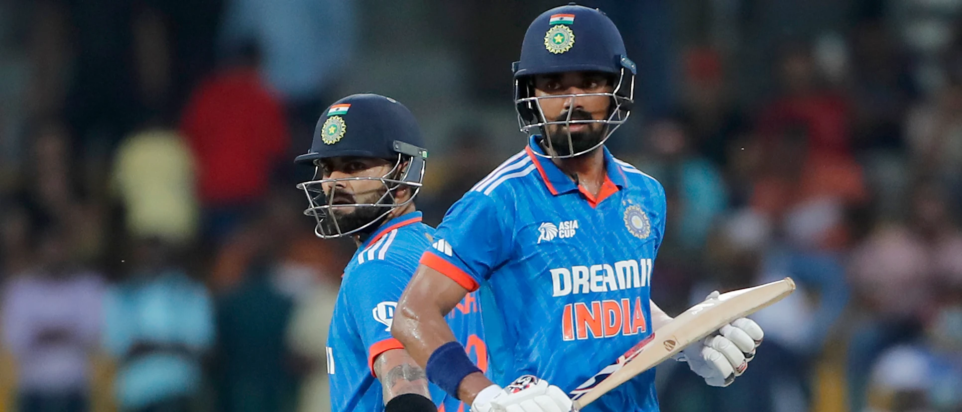 Logo of Virat Kohli and KL Rahul put on the highest partnership in the Asia Cup