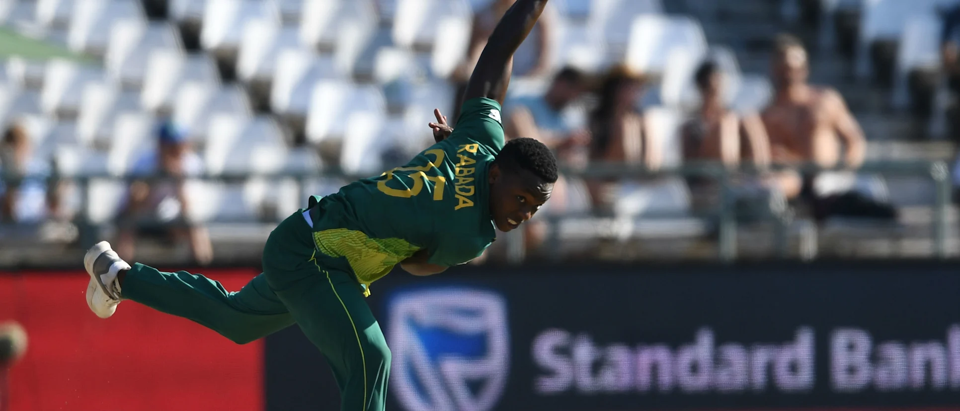 Logo of With his sheer pace, Rabada can unsettle the best of batsmen