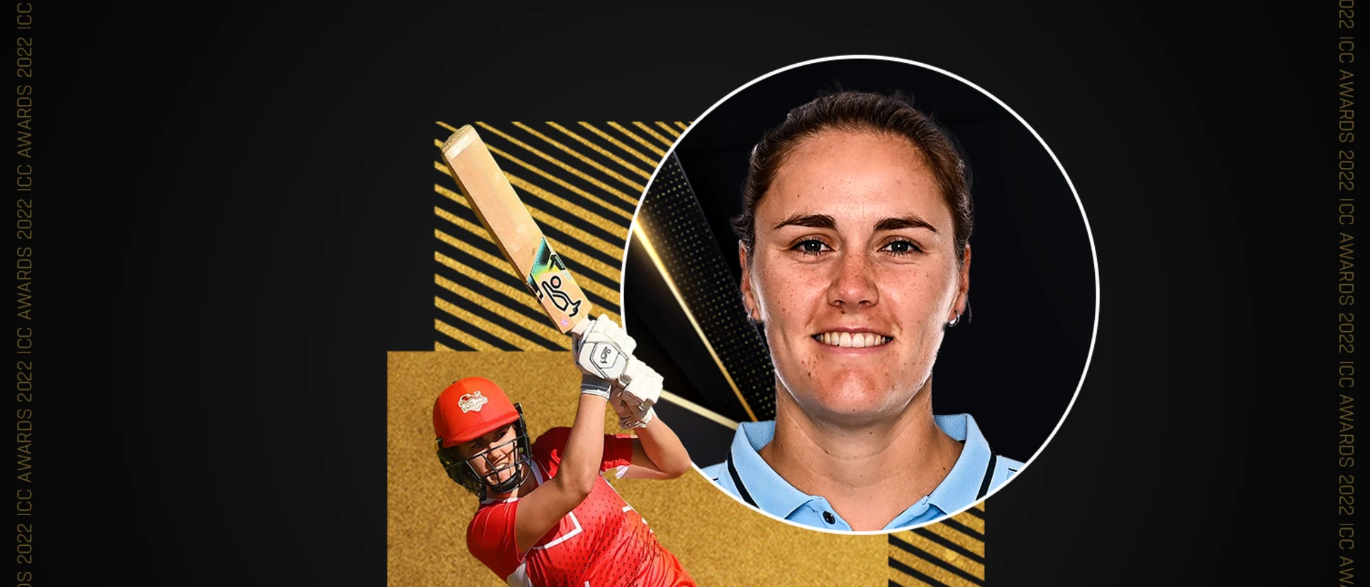 Logo of Nat Sciver is the ICC Women's ODI Cricketer of the Year 2022