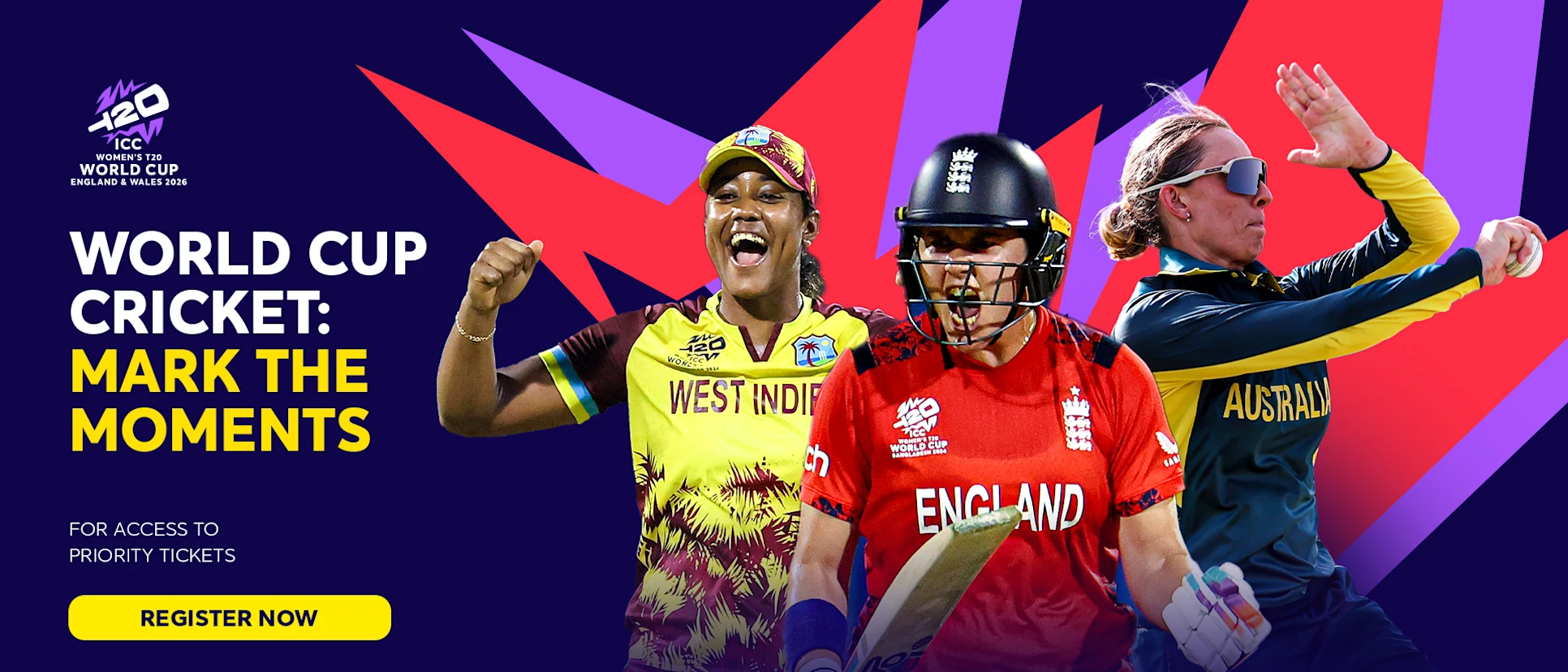 Logo of Key fixtures revelaed for WT20WC 2026