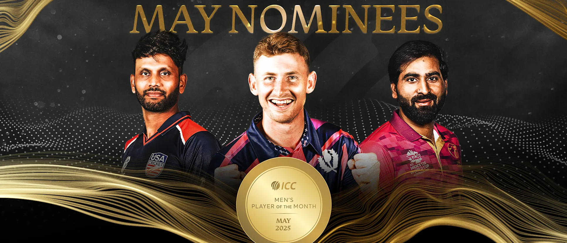Logo of ICC Men's Player of the Month nominees for May 2025 revealed