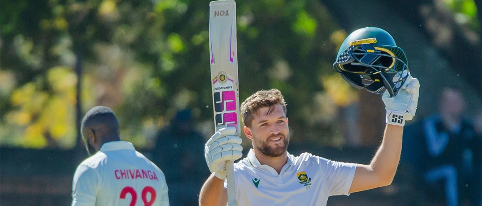 Wiaan Mulder scored a triple hundred against Zimbabwe