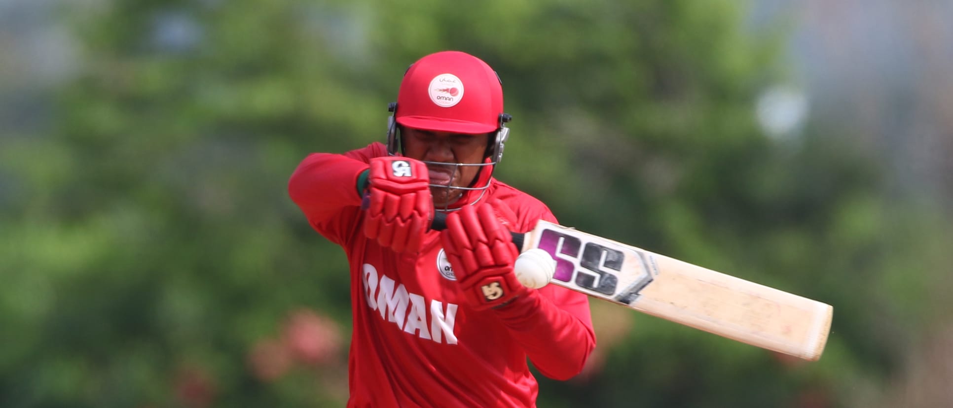 Azam Ali top-scored for Oman with a half-century