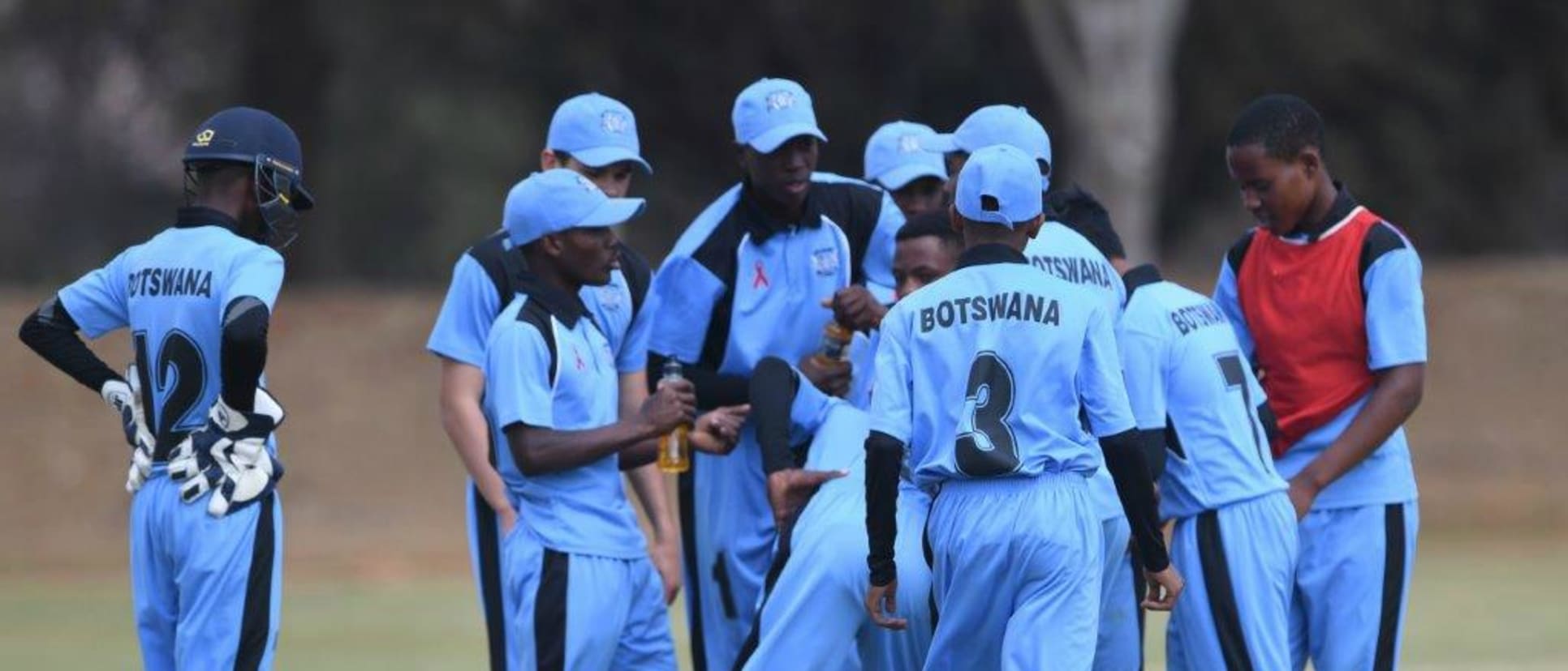 ICC U19 WC Qualifier Botswana celebrate