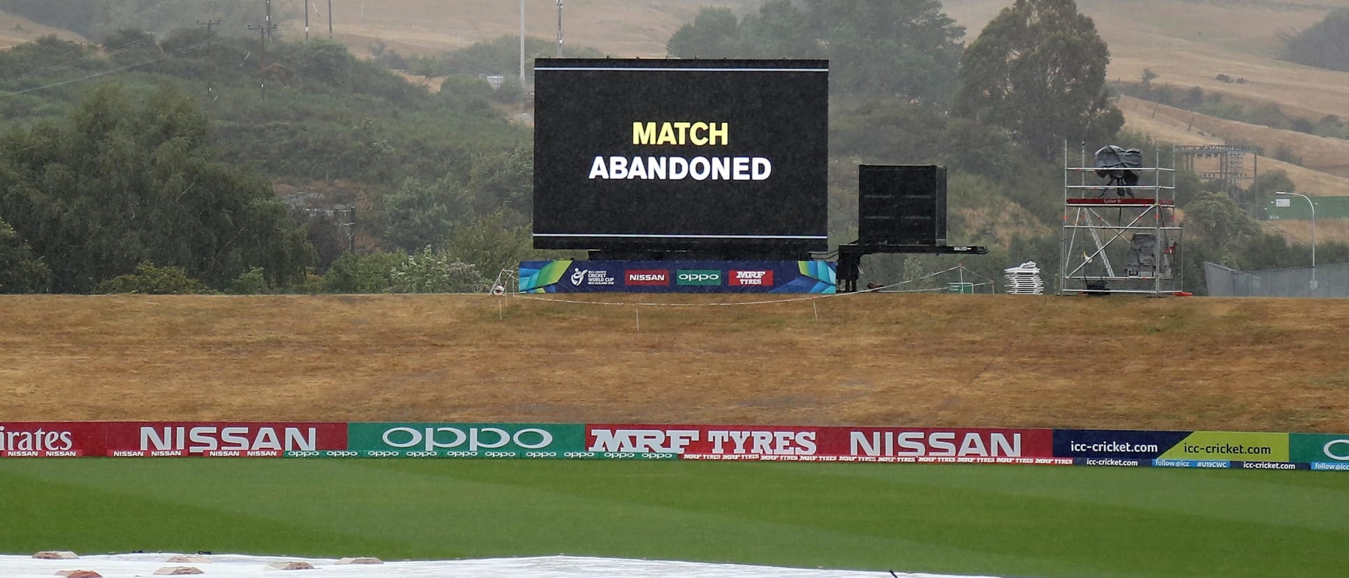 Match abandoned Pakistan v Afghanistan