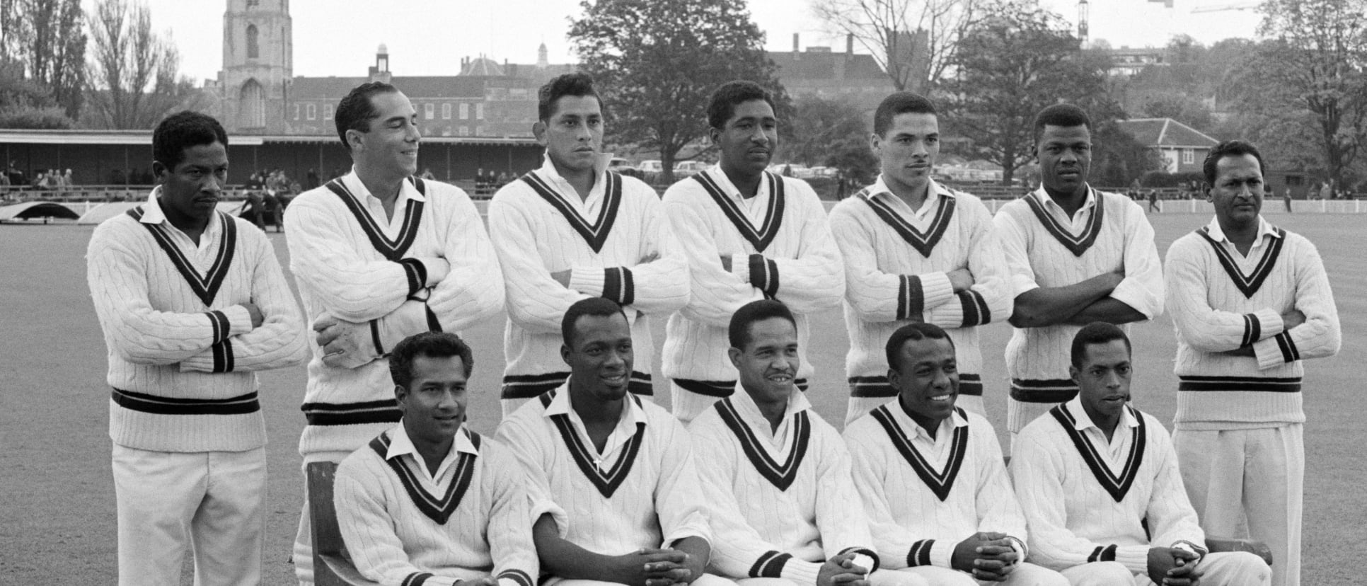 Seymour Nurse (standing, second from right) enjoyed great success as part of the West Indies squad to England in 1966