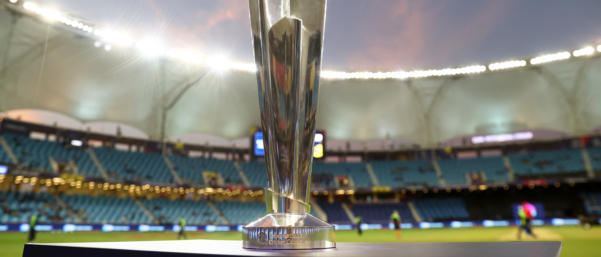 The ICC Men's T20 World Cup Trophy