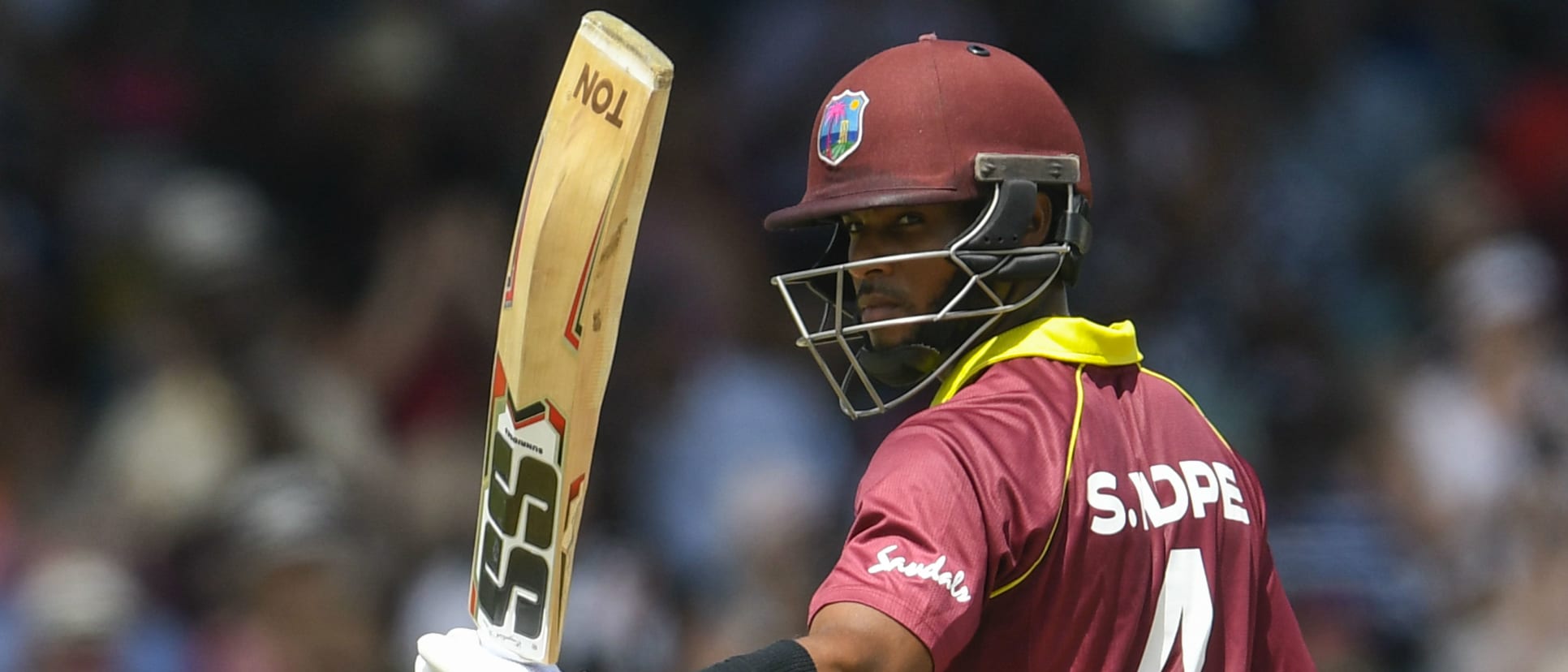 Four of Shai Hope's six ODI centuries have come while opening the batting