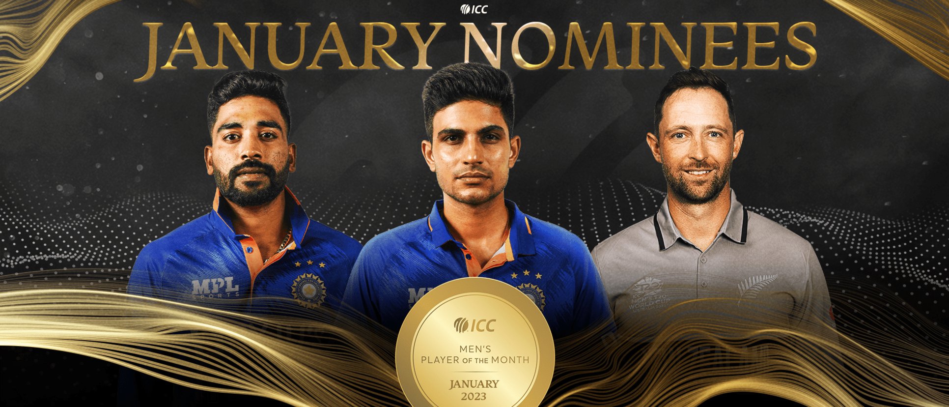 ICC Men's Player of the Month nominees for January 2023