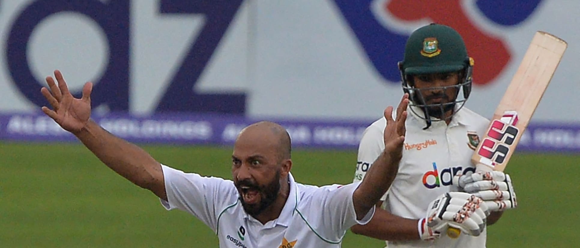 Sajid Khan finished as the highest wicket-taker in the series against Bangladesh