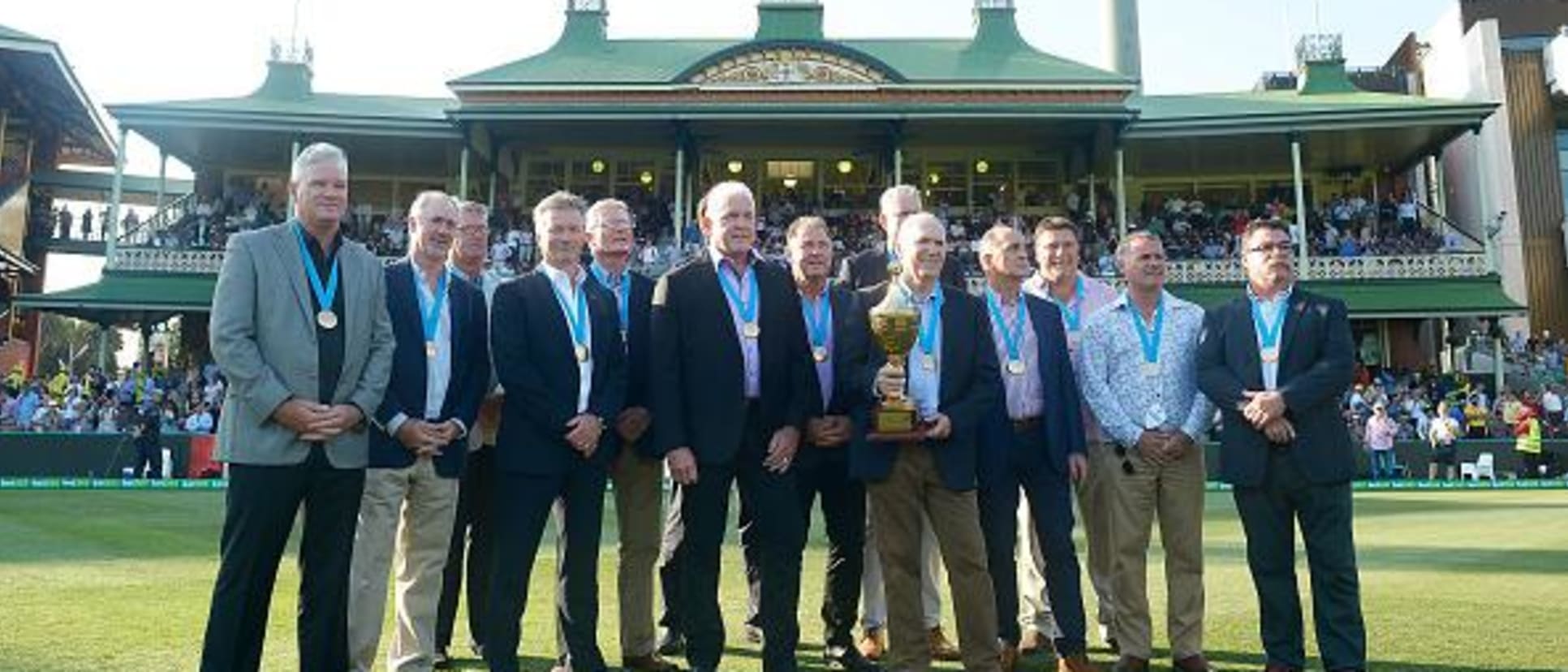 Australia won the fourth edition of the tournament staged in India and Pakistan beating England by seven runs in the final.