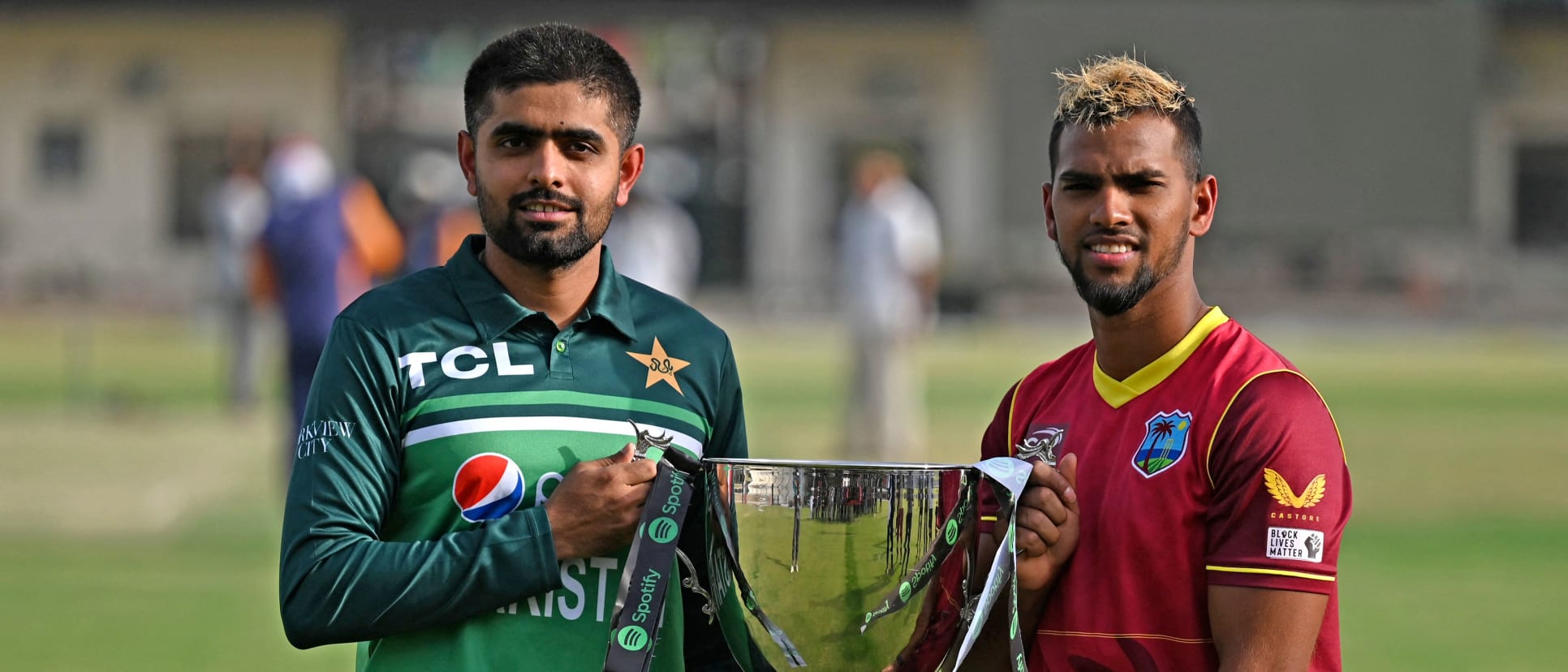 Pakistan v West Indies - trophy