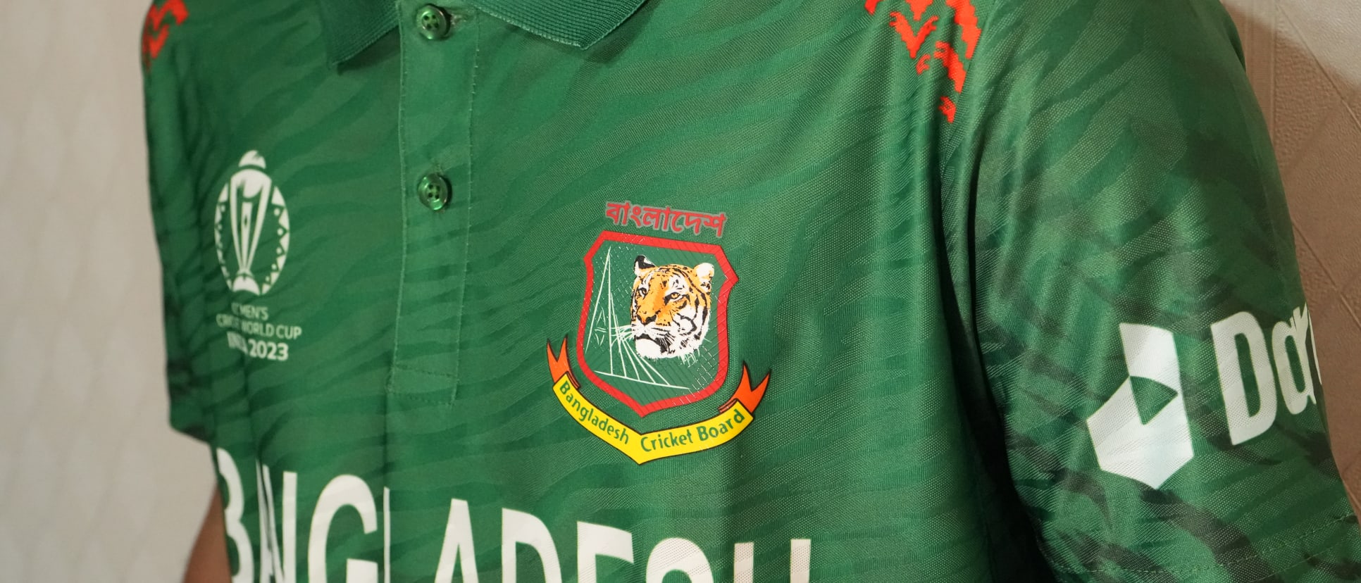 Bangladesh kit for the 2023 ICC Men's Cricket World Cup