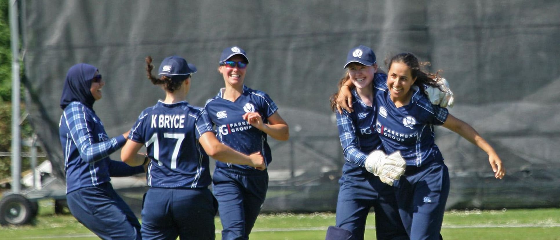 Big joy for the Scottish girls, 2nd Semi-Final: Bangladesh Women v Scotland Women, VRA Ground, 12th July 2018.