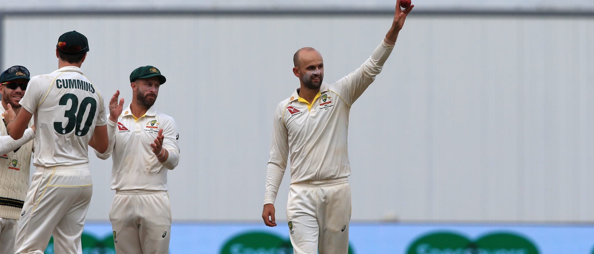 Nathan Lyon claimed his 350th Test wicket