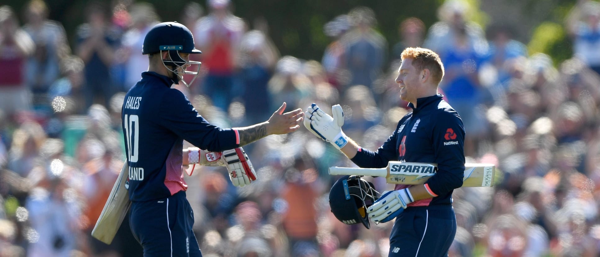 Jonny Bairstow and Alex Hales added 155 for the opening wicket