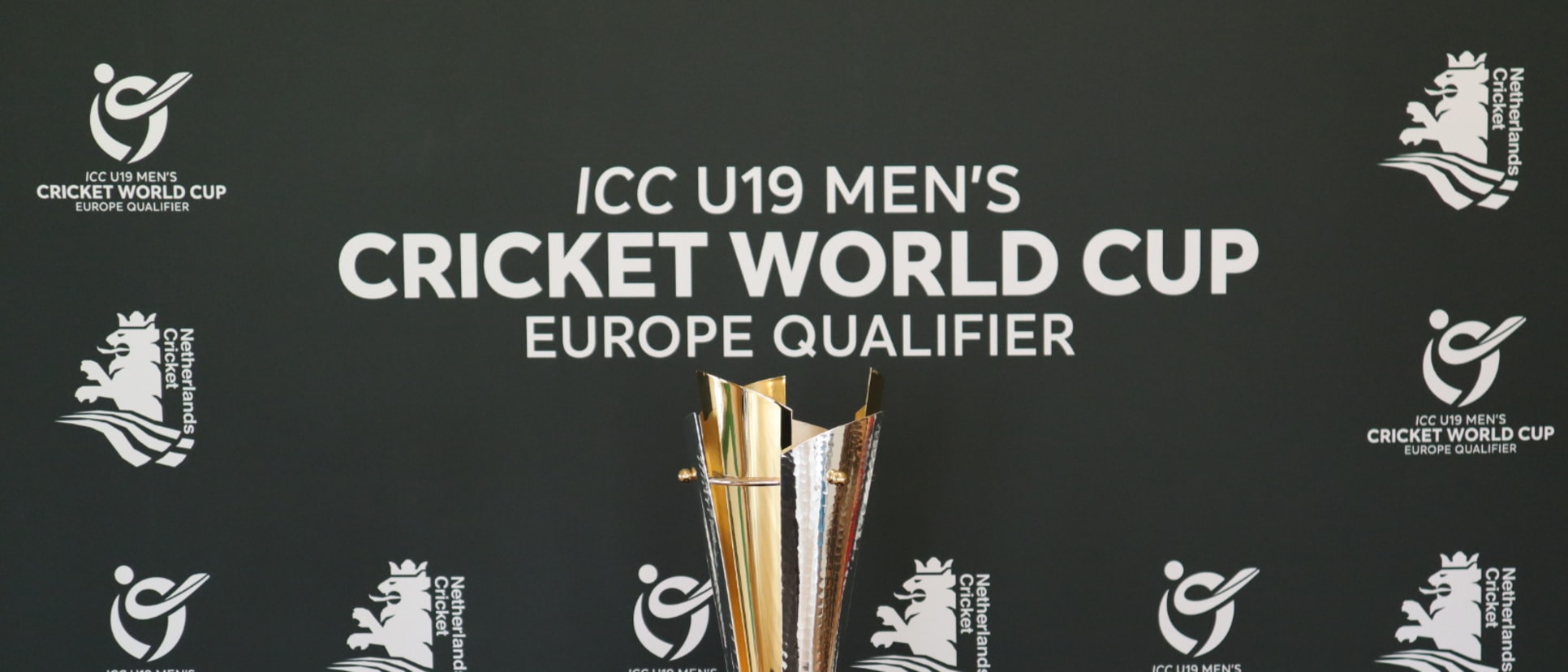 ICC U19 Men’s Cricket World Cup Europe Qualifier trophy