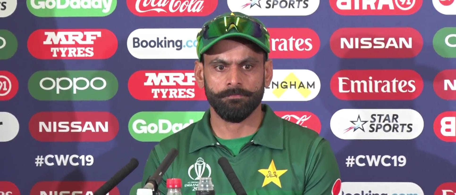 3 June - Nottingham - Pakistan player Mohammad Hafeez post-match press ...