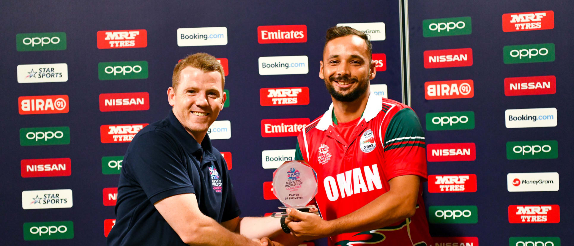 Player of the Match Fayyaz Butt.