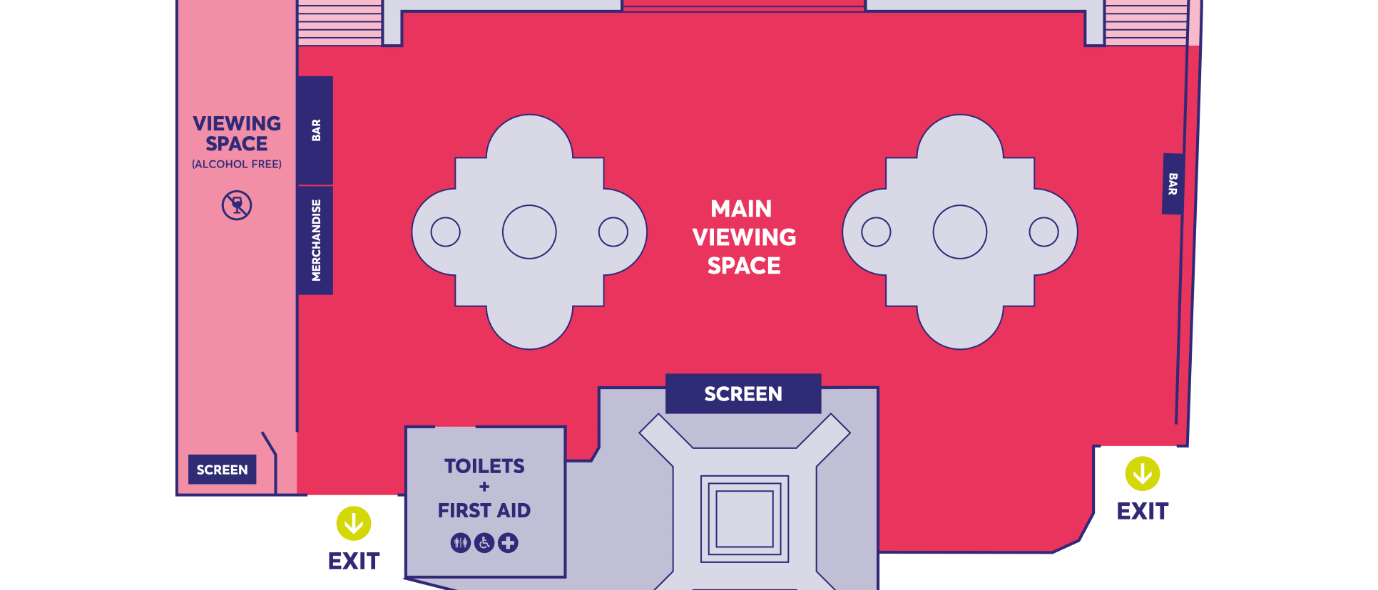 London Fanzone map - Sunday 14 July