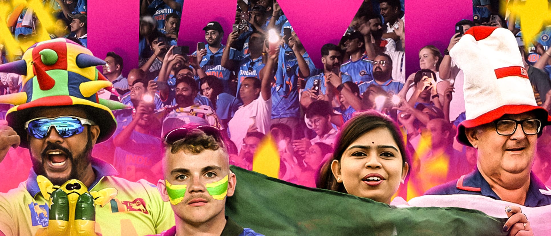 The one millionth fan came through the turnstiles during the match between South Africa and Afghanistan in Ahmedabad