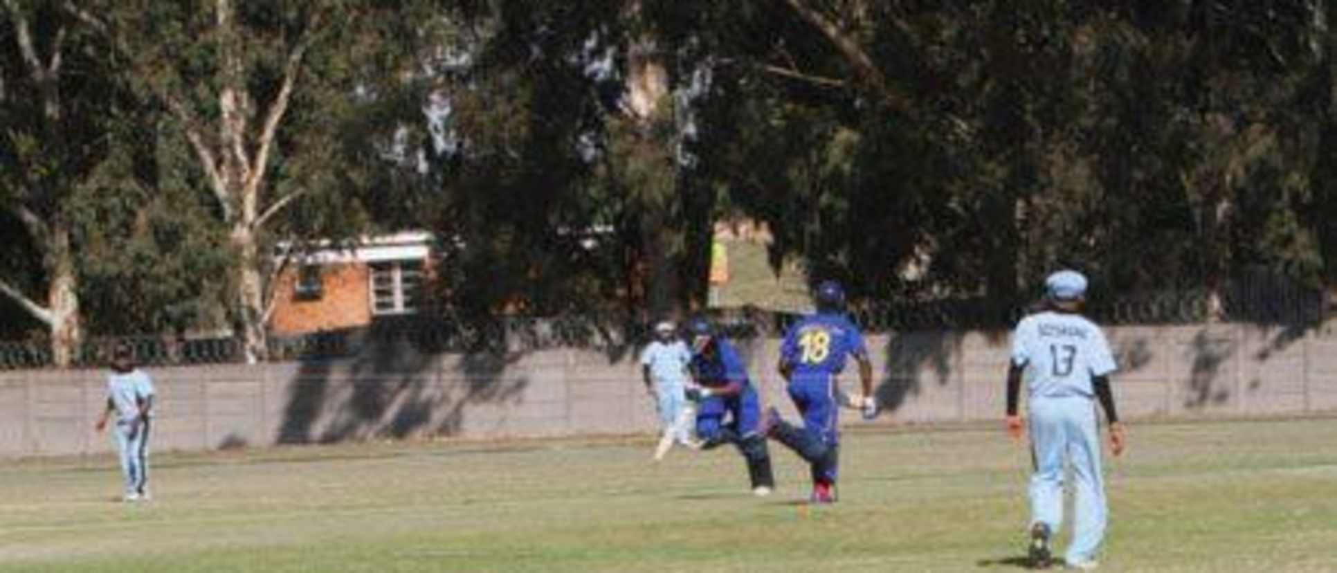 39032 Action from the Tanzania v Botswana match on day two