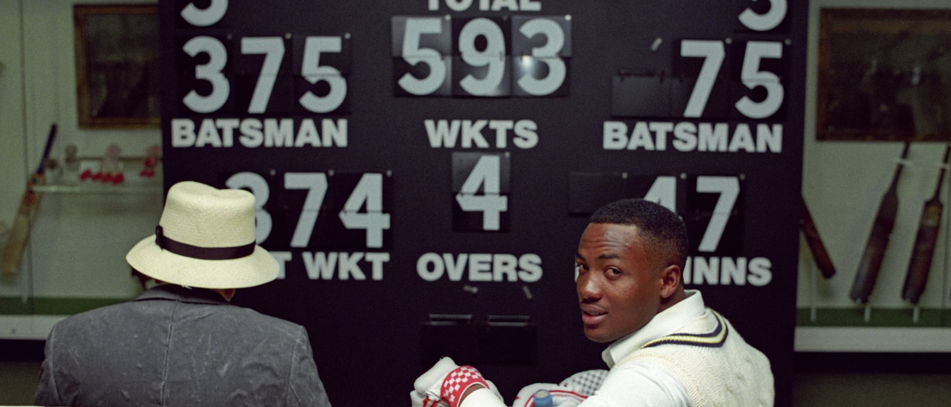 The first time Brian Lara broke the record for the highest Test score.