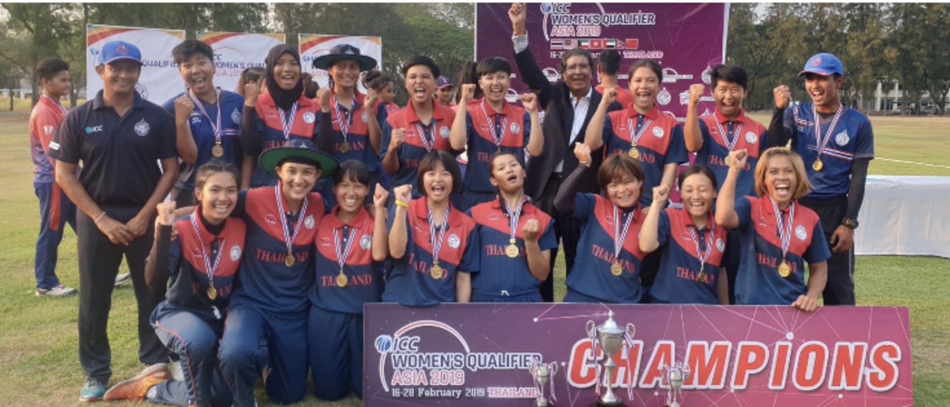 Thailand were crowned champions