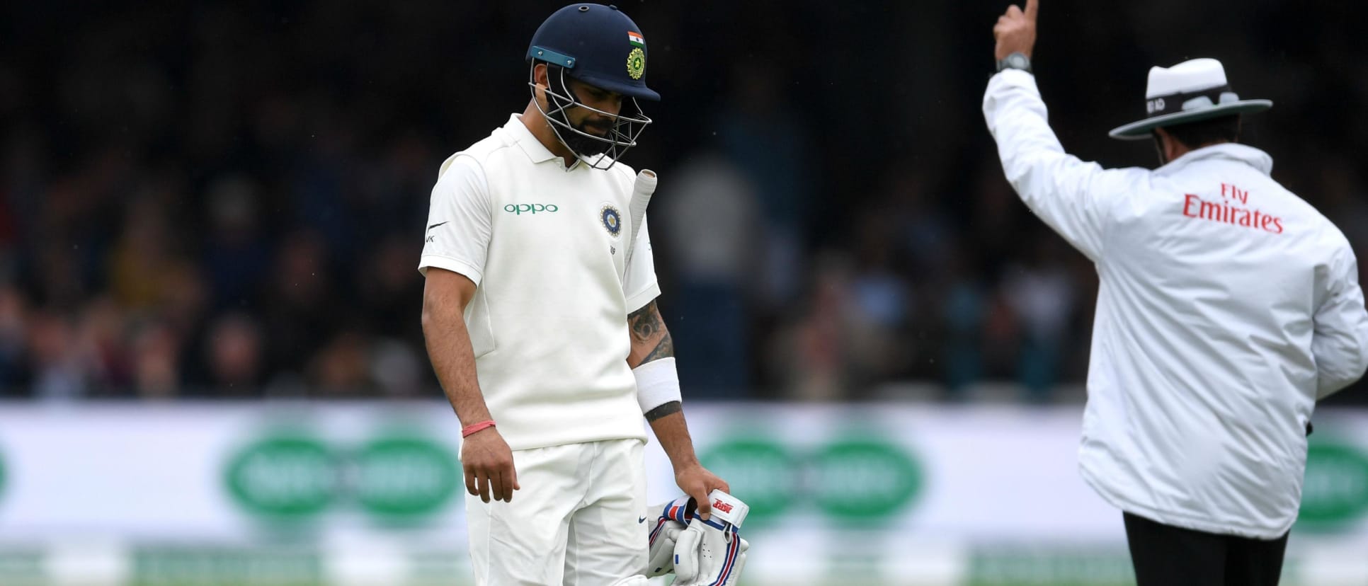 Virat Kohli's stay at the top of the batting charts was a brief one