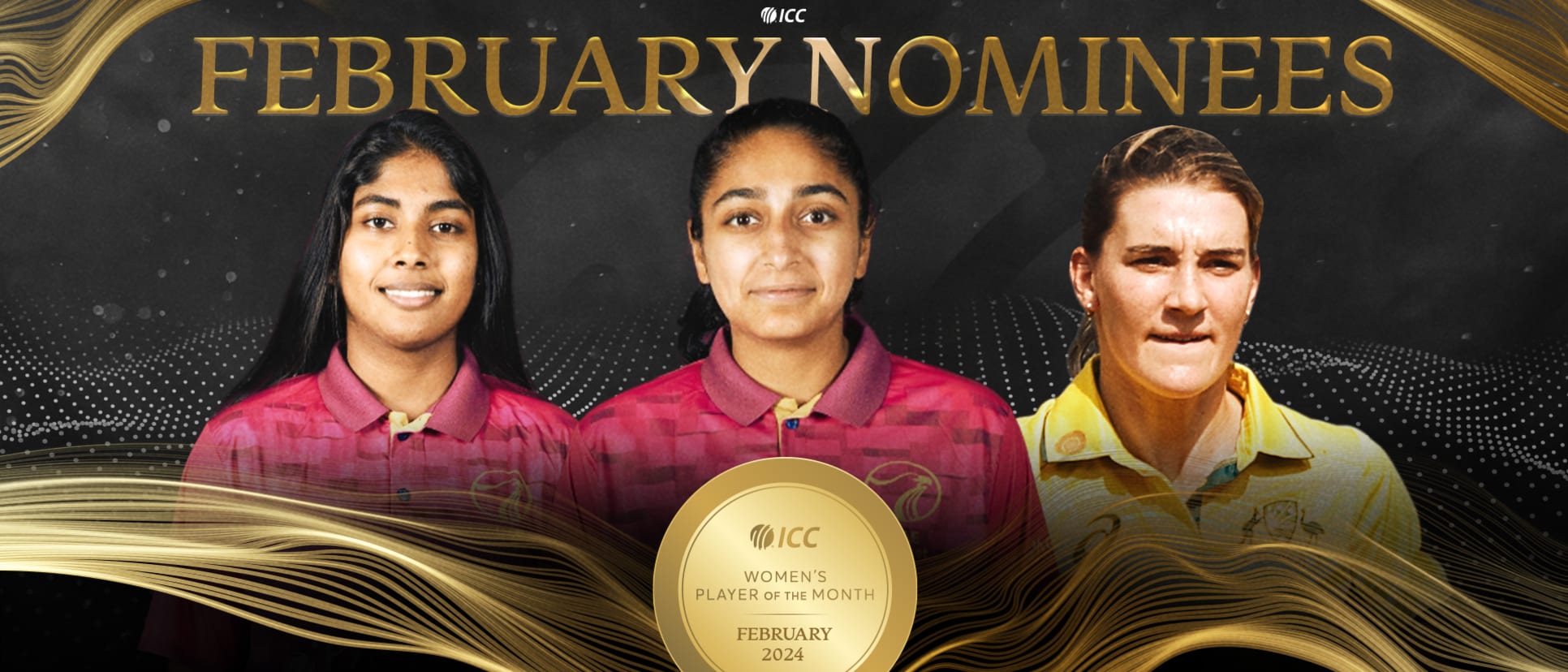 ICC Women’s Player of the Month nominees for February 2024 revealed