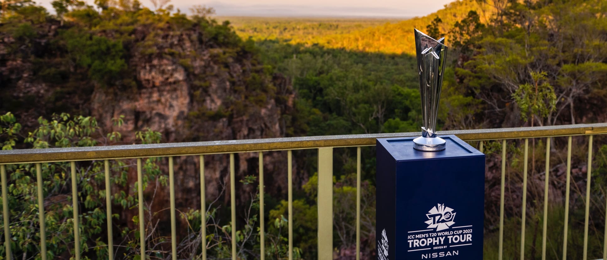 The ICC Men's T20 World Cup Trophy