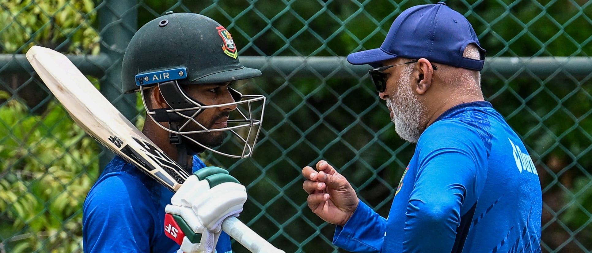 Bangladesh coach and players