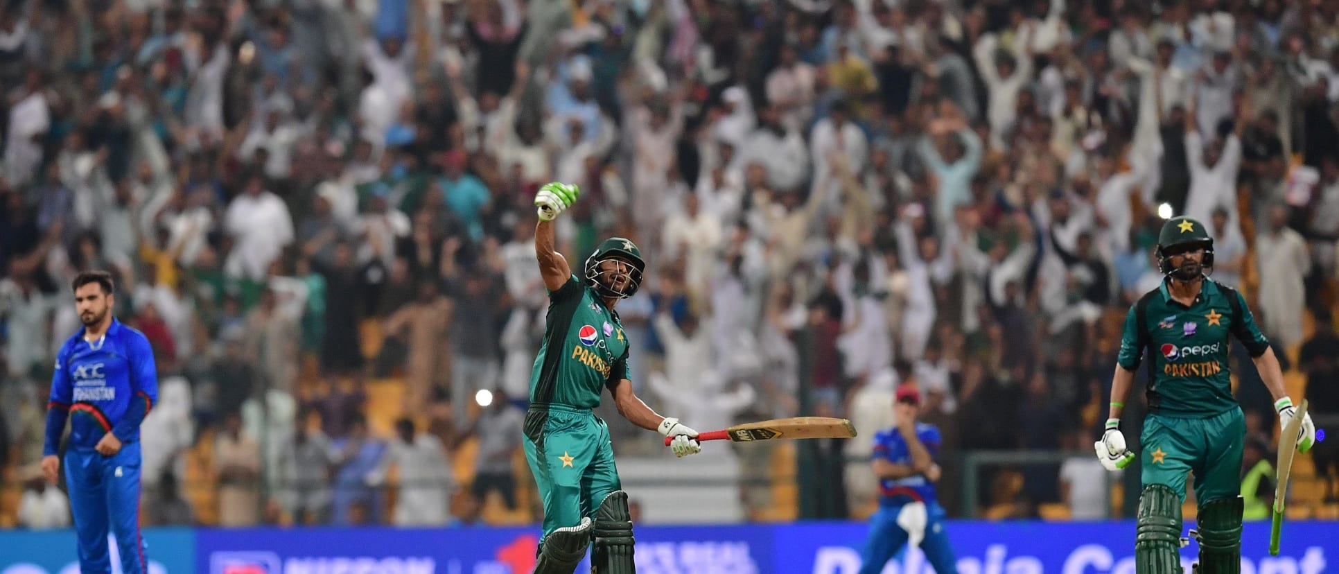 Malik celebrates