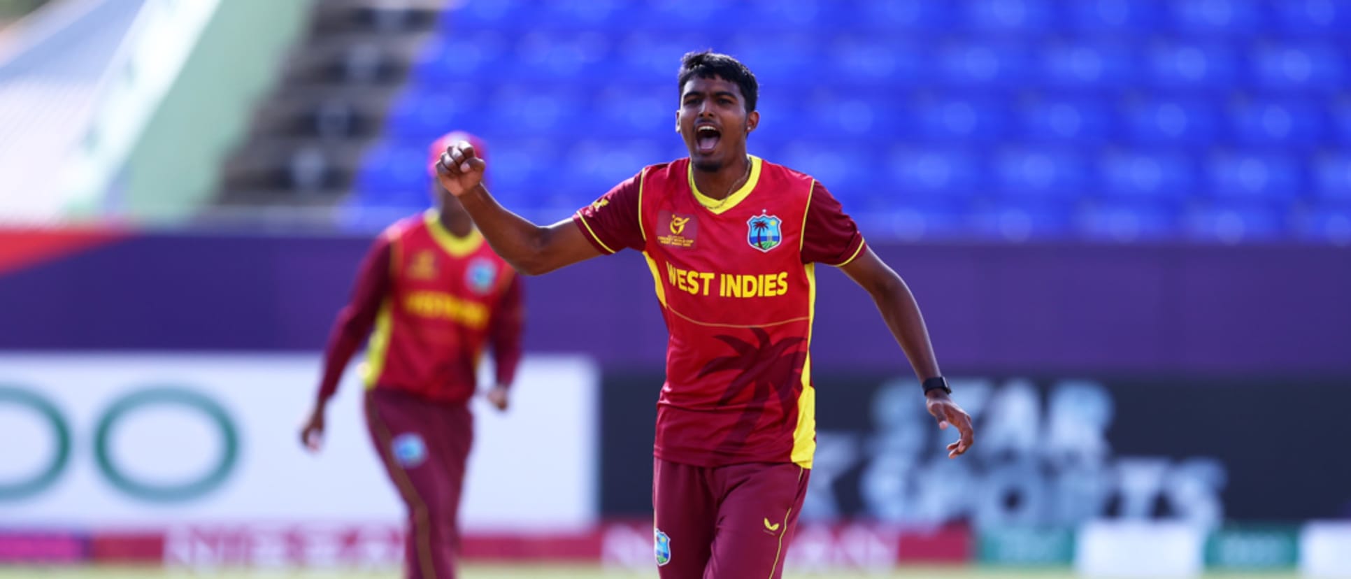 Sankar’s intimidating spell | WI v SCO | ICC U19 Men’s CWC 2022