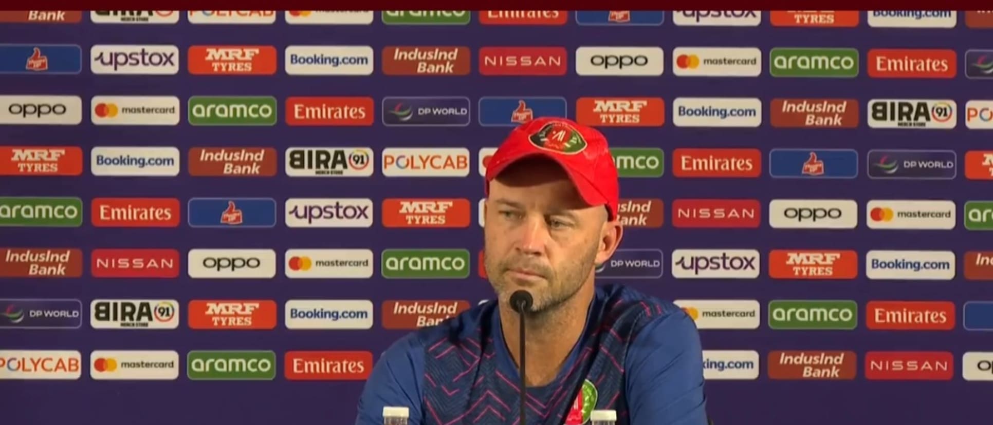 2 November Lucknow Afghanistan Head Coach Jonathan Trott Pre Match