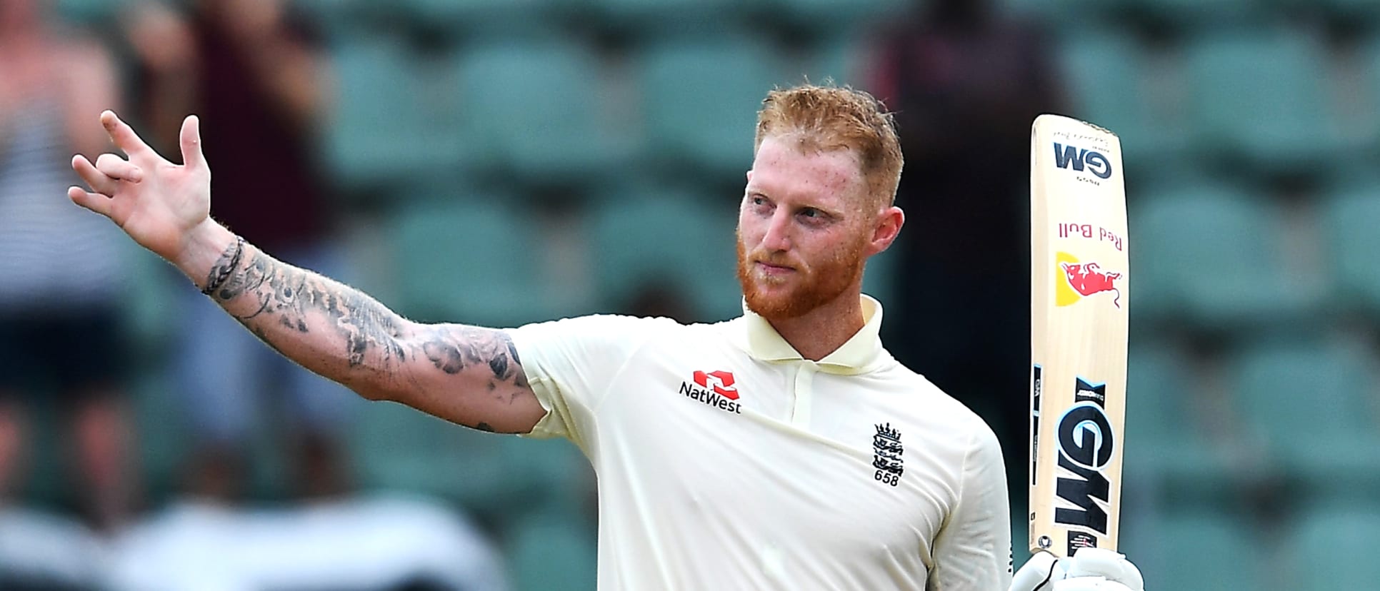 Ben Stokes of England celebrates