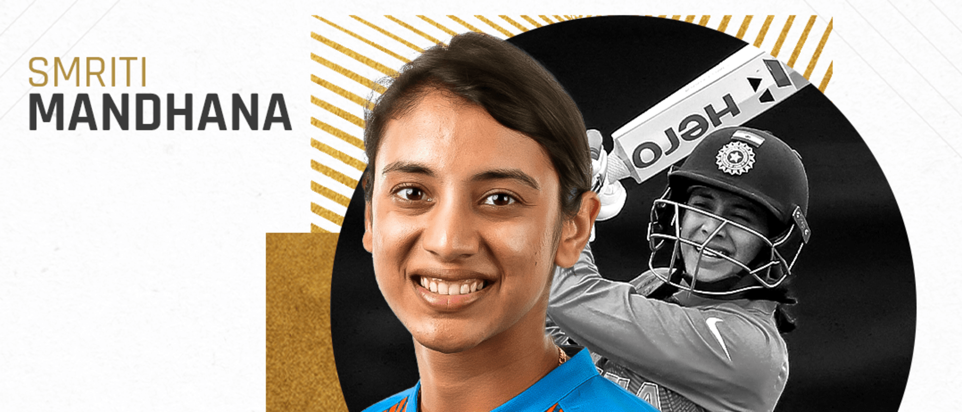 Smriti Mandhana won the Rachael Heyhoe Flint Award for the ICC Women's Cricketer of the Year