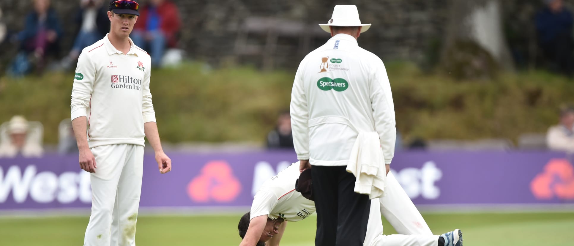 Anderson sustained a calf injury earlier this month during a County Championship match